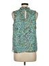 Assorted Brands Floral Teal Sleeveless Blouse Size S - photo 2