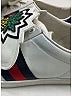 Gucci White Leather Ace Pineapple Ace Sneakers Size EU (IT) 38 / US 8 - photo 4
