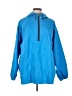 FiveSeventyFive 100% Polyester Solid Blue Windbreaker Size L - photo 1