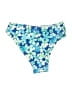 Unbranded 100% Polyester Floral Blue Swimsuit Bottoms Size S - photo 2