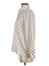 Ann Taylor LOFT 100% Polyester Polka Dots Ivory Long Sleeve Blouse Size XS - photo 5