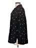 Old Navy 100% Rayon Polka Dots Black Long Sleeve Blouse Size L - photo 5