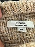 Vince. Tweed Tan Turtleneck Sweater Size M - photo 7