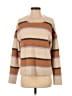 Hem & Thread Stripes Tan Pullover Sweater Size M - photo 1