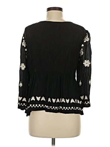 Meadow Rue 3/4 Sleeve Blouse (view 2)