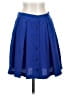 Collective Concepts 100% Polyester Solid Blue Formal Skirt Size S - photo 1
