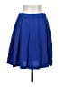 Collective Concepts 100% Polyester Solid Blue Formal Skirt Size S - photo 2