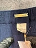 Magaschoni 100% Cotton Solid Blue Track Pants Size L - photo 6