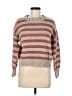 Wishlist Stripes Brown Pullover Sweater Size M - photo 1
