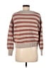 Wishlist Stripes Brown Pullover Sweater Size M - photo 2