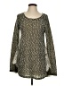 Altar'd State Tweed Silver Long Sleeve Blouse Size S - photo 1