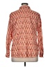 Talbots 100% Cotton Paisley Orange Long Sleeve Button-Down Shirt Size 16w - photo 2