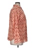 Talbots 100% Cotton Paisley Orange Long Sleeve Button-Down Shirt Size 16w - photo 4