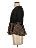 Joy Joy 100% Viscose Black 3/4 Sleeve Blouse Size XXS - photo 5