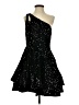 Unbranded 100% Polyester Stars Black Cocktail Dress Size XS (estimated) - photo 1