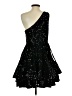 Unbranded 100% Polyester Stars Black Cocktail Dress Size XS (estimated) - photo 2