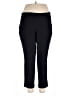 Carolina Belle Solid Black Active Pants Size 20W - photo 1