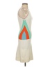 Knitss 100% Polyester Color Block Ivory Cocktail Dress Size S - photo 4