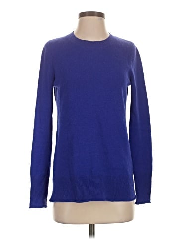 Aqua Cashmere Pullover Sweater (view 1)