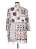 Catherines Silver 3/4 Sleeve Blouse Size 0X - photo 2