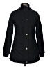 Assorted Brands 100% Cotton Solid Black Coat Size M - photo 1