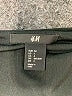 H&M 100% Polyester Solid Black Casual Dress Size 4 - photo 7