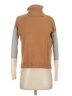 Tularosa Color Block Tan Turtleneck Sweater Size XS - photo 1