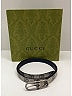 Gucci Silver Gray Jackie Thin Belt Size S - photo 5