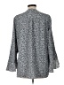 Vince Camuto 100% Polyester Gray 3/4 Sleeve Blouse Size L - photo 2