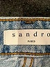 Sandro Chevron-herringbone Blue Jeans Size EU (FR) 38 / US 6 - photo 6