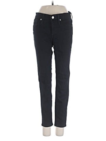 Madewell Petite 9" Mid-Rise Skinny Jeans in Lunar Wash: TENCEL&trade; Denim Edition (view 1)
