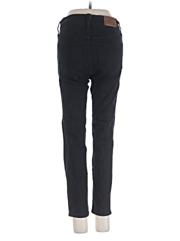 Madewell Petite 9" Mid-Rise Skinny Jeans in Lunar Wash: TENCEL&trade; Denim Edition (view 2)