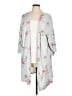 Flora by Flora Nikrooz 100% Polyester Gray Cardigan Size L - photo 1