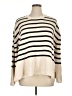Gap 100% Cotton Stripes Ivory Pullover Sweater Size XL - photo 1