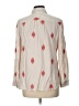 Chico's 100% Rayon Hearts Ivory 3/4 Sleeve Button-Down Shirt Size L - photo 2