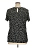 Emberley Floral Black Short Sleeve T-Shirt Size XL - photo 2