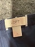 Ann Taylor LOFT Outlet Stripes Blue Casual Skirt Size 14 - photo 4