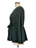Shein Curve 100% Polyester Green Long Sleeve Blouse Size 12 Plus (0) - photo 5