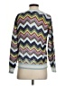 Minnie Rose Chevron-herringbone Blue Pullover Sweater Size XS - photo 2