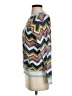 Minnie Rose Chevron-herringbone Blue Pullover Sweater Size XS - photo 5