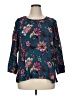 Daniel Rainn 100% Rayon Teal 3/4 Sleeve Blouse Size XL (petite) - photo 1