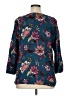 Daniel Rainn 100% Rayon Teal 3/4 Sleeve Blouse Size XL (petite) - photo 2