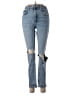 Zara Hearts Blue Jeans Size 6 - photo 1