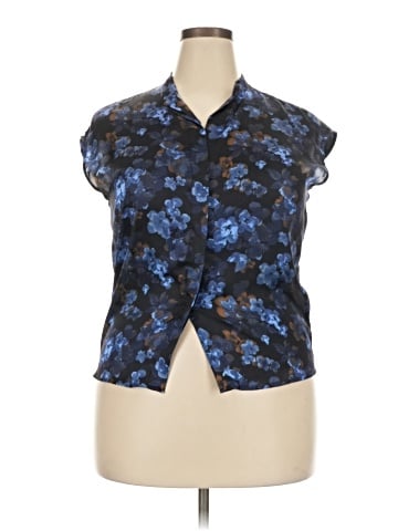 Elie Tahari Short Sleeve Blouse (view 1)