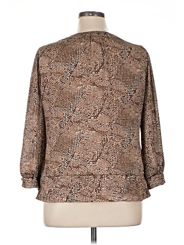 Essentials by Milano 3/4 Sleeve Blouse (view 2)