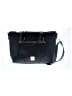 Assorted Brands Solid Black Leather Shoulder Bag One size - photo 1