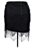 Torrid 100% Nylon Black Formal Skirt Size 4X Plus (4) - photo 2