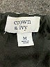 Crown & Ivy Houndstooth Silver Cocktail Dress Size M - photo 6