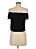 One Clothing 100% Rayon Black Short Sleeve Top Size S - photo 2