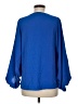VICI Blue 3/4 Sleeve Blouse Size M - photo 2